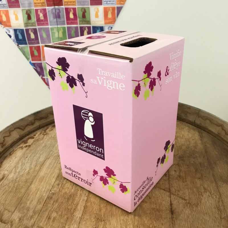 BIB 10 litres Rose (carton seul)